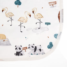 Пеленка на непромокаемой основе, 50*70 см Зверята - Крошка я фото 5