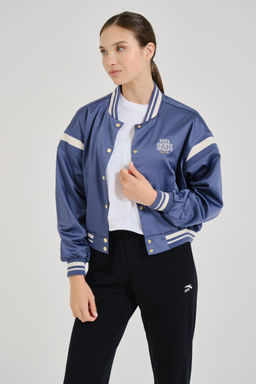 Бомбер Голубой