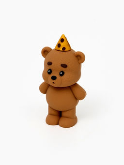 Фигурка-топпер для торта «Мишка задувает свечку»