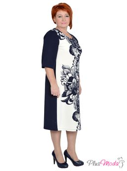 Платье Модель №1191 размеры 44-84 - Plusmoda фото 3