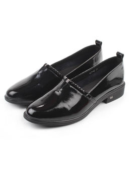 06-M17-5 BLACK Туфли женские (натуральная кожа)