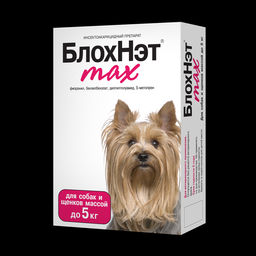БлохНэт max для собак и щенков массой до 5 кг, 0,5 мл 4607086631218