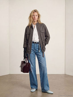 Wideleg Kad?n Jean Pantolon