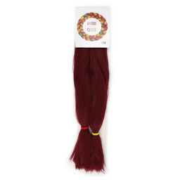 SOFT DREADS Канекалон однотонный, гофрированный, 60 см, 100 гр, цвет бордовый(#118) - Queen fair фото 3