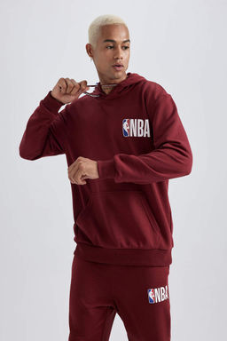 DeFactoFit Толстовка стандартного кроя с капюшоном NBA Wordmark  фото 3