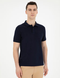 Lacivert Slim Fit Basic Ti__rt - Pierre cardin фото 10