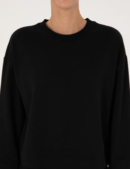 Siyah Oversize Sweatshirt - Pierre cardin фото 6