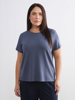 Bisiklet Yaka Kad?n Ti??rt