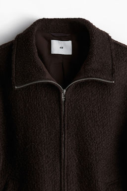 Chaqueta boucle de mezcla de lana Regular Fit - H&m фото 7