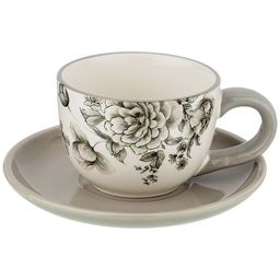 ЧАЙНЫЙ НАБОР НА 1 ПЕРСОНУ ВДОХНОВЕНИЕ 15*15 СМ. ВЫСОТА=7 СМ. / 220 МЛ.