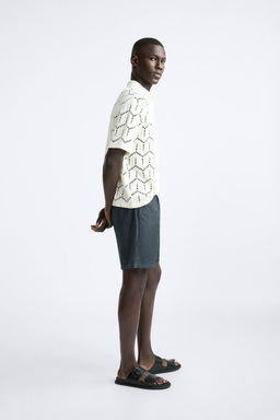 BURUSUK EFEKTLI UZUN DENIZ SORTU - Zara фото 16