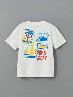 Bisiklet Yaka ?izgili Erkek ?ocuk Ti??rt 2li