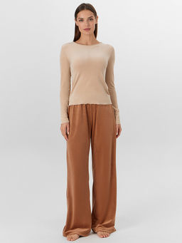 Джемпер женский бежевый велюровый - Mark formelle фото 3