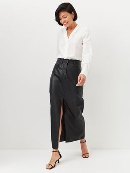 Блузка из сатина с V вырезом OD-807-1 белый OD-807-1 - Tantino фото 7