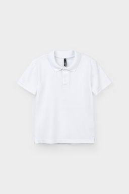 К 302108/белый джемпер-поло д/дет яс