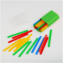 Цена за 3 шт. Счетные палочки «Стамм», 50 штук в пенале, МИКС