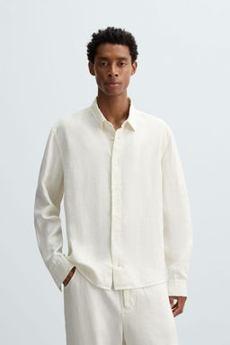 RELAXED FIT 100% HEMP SHIRT - Zara фото 2