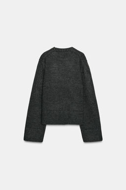 KNIT JUMPER WITH RIBBED TRIMS - Zara фото 6