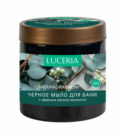 LUCERIA мыло густое д/бани 470мл Черное