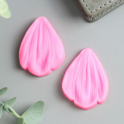 Цена за 4 шт. Молд силиконовый Лепесток, набор 2 части, 4.5?3.5 см