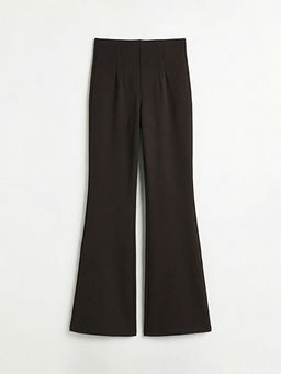 Dar Fit ?spanyol Pa?a Kad?n Pileli Pantolon