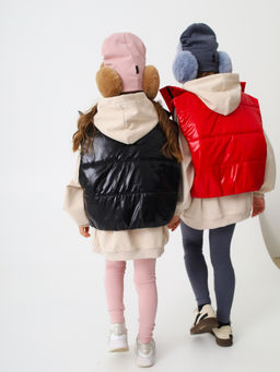 Жилет Over укороченный, красный - Inzibe фото 6