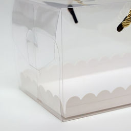 Коробка под рулет, белая 24.5×10×10. Кондитерская упаковка