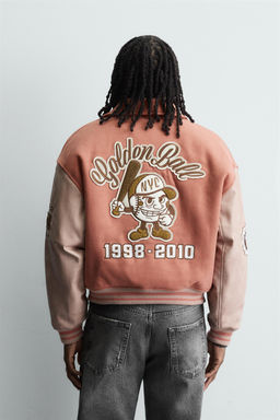 PATCHED PADDED BOMBER JACKET - Zara фото 2