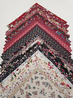 Набор тканей для рукоделия Импортный хлопок: Кармина, 20*20 см, 25 шт - Купава фото 8