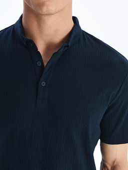 Polo Yaka Penye Erkek Ti??rt