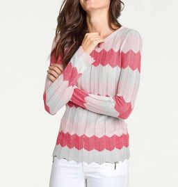 Пуловер, коралловый