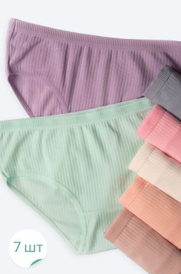 Трусы для девочки в рубчик 7 шт. Nicoletta
