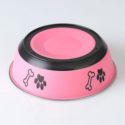 Миска округлая с нескользящим основанием и принтом, 450 мл, розовая - Пижон фото 5