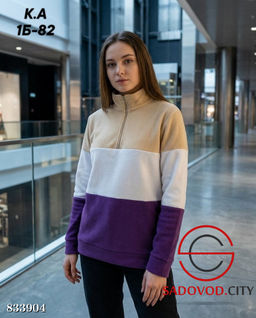 Свитер женский на полузамке
