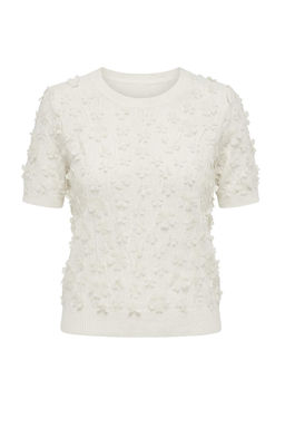 Pembe Uc Boyutlu Cicek Detayl? ve Tullu Triko Bluz TWOSS26BZ00128 - Trendyolmilla фото 11