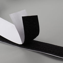 Липучка «Петля», на клеевой основе, 20 мм, 25±1 м, чёрная