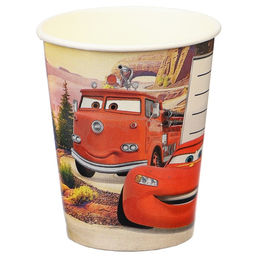 Цена за 10 шт. Стакан бумажный С Днем Рождения!, 250 мл, Тачки - Disney фото 3