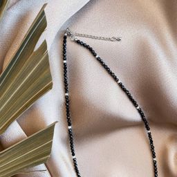 Бусы с подвеской Звезда из Шпинели и Жемчуга - Радуга самоцветов фото 4