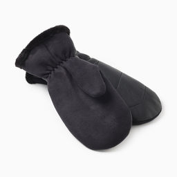 Варежки женские MINAKU, цвет черный, 25 см