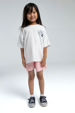 K_z _ocuk Pembe _ortlu Pijama Tak_m_ Sepette S_rpriz _ndirim