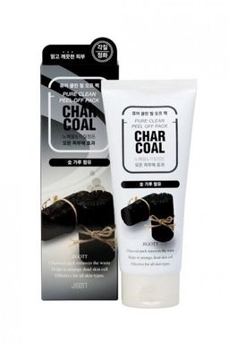 JIGOTT Очищающая угольная маска-пленка Char Coal Pure Clean Peel Off Pack, 180мл