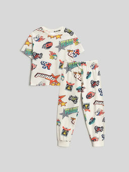 ACOOLA / Пижама детская для мальчиков Acklee белый принт фото 2