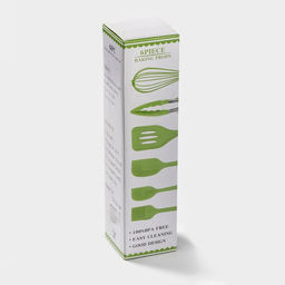 Набор кухонных принадлежностей Green, 6 предметов, цвет зелёный