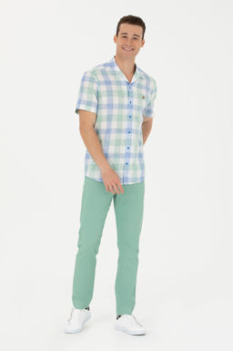 U. S. Polo Assn Мужская рубашка Saks с коротким рукавом - U.s. polo assn фото 18