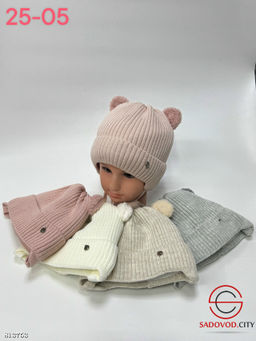 Комплект шапка и снуд для малышей - Bruno фото 4