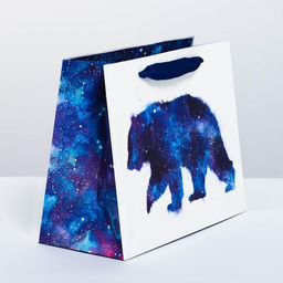 Пакет подарочный горизонтальный Мишка, MS 23 x 18 10 см - Дарите счастье фото 2