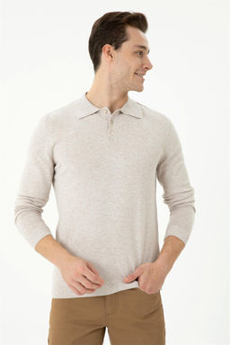 U. S. Polo Assn Мужской свитер из каменного меланжа - U.s. polo assn фото 8