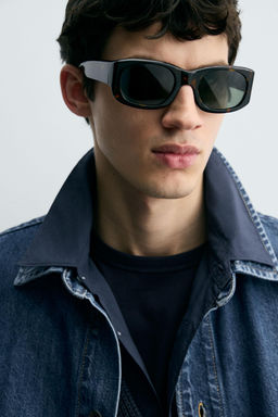 SHORT SLEEVE DENIM SHIRT - Zara фото 5