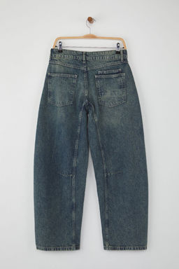 Teen Mavi Yuksek Bel Dikis Detayl? Baggy Jeans TWOAW26JE00102 - Trendyolmilla фото 6