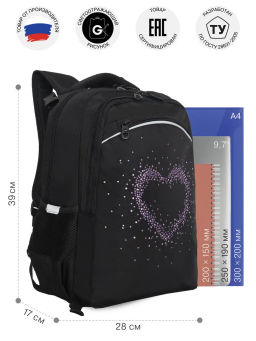 RG-569-1 Рюкзак школьный с мешком